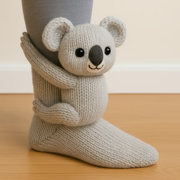 Cozy 3D Animal Socks
