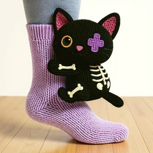 Cozy 3D Animal Socks