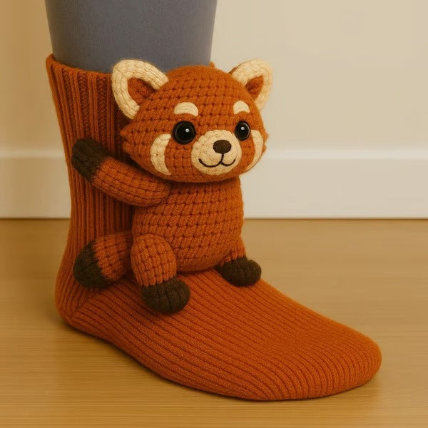 Cozy 3D Animal Socks