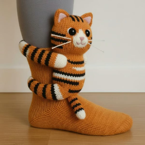 Cozy 3D Animal Socks