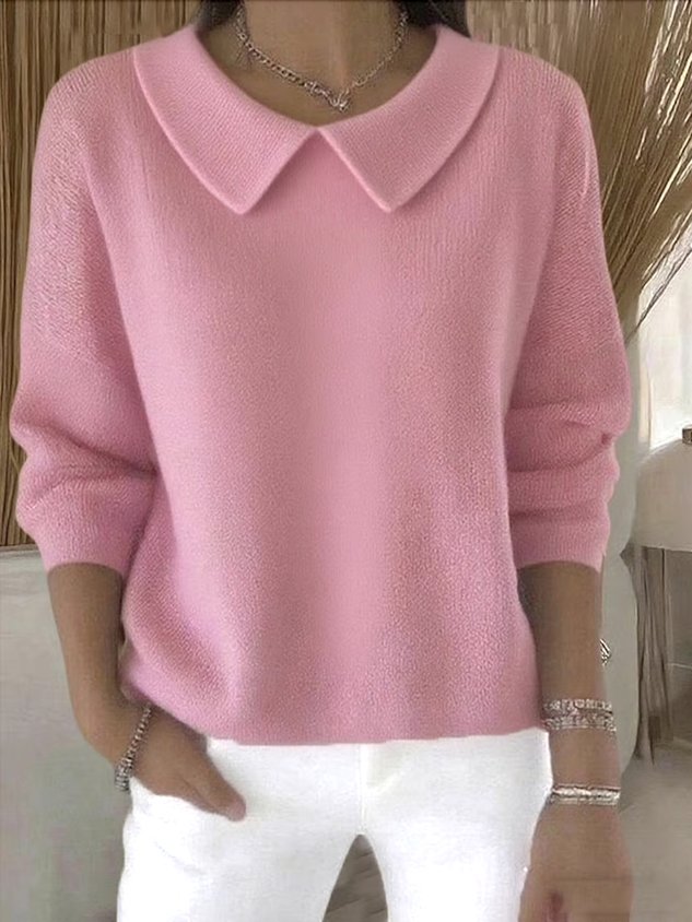 Timeless Long-Sleeve Comfort Sweater