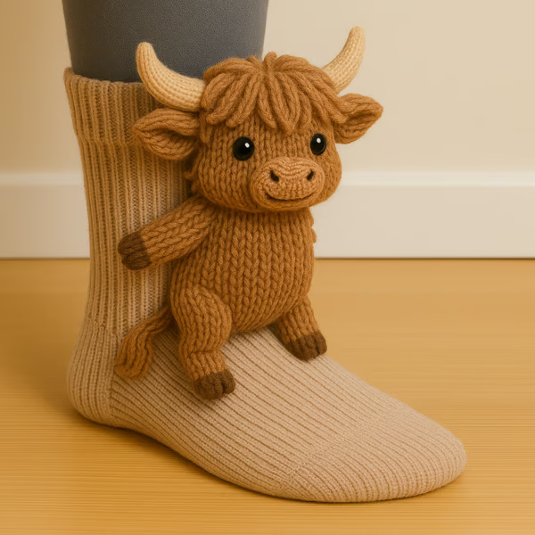 Cozy 3D Animal Socks