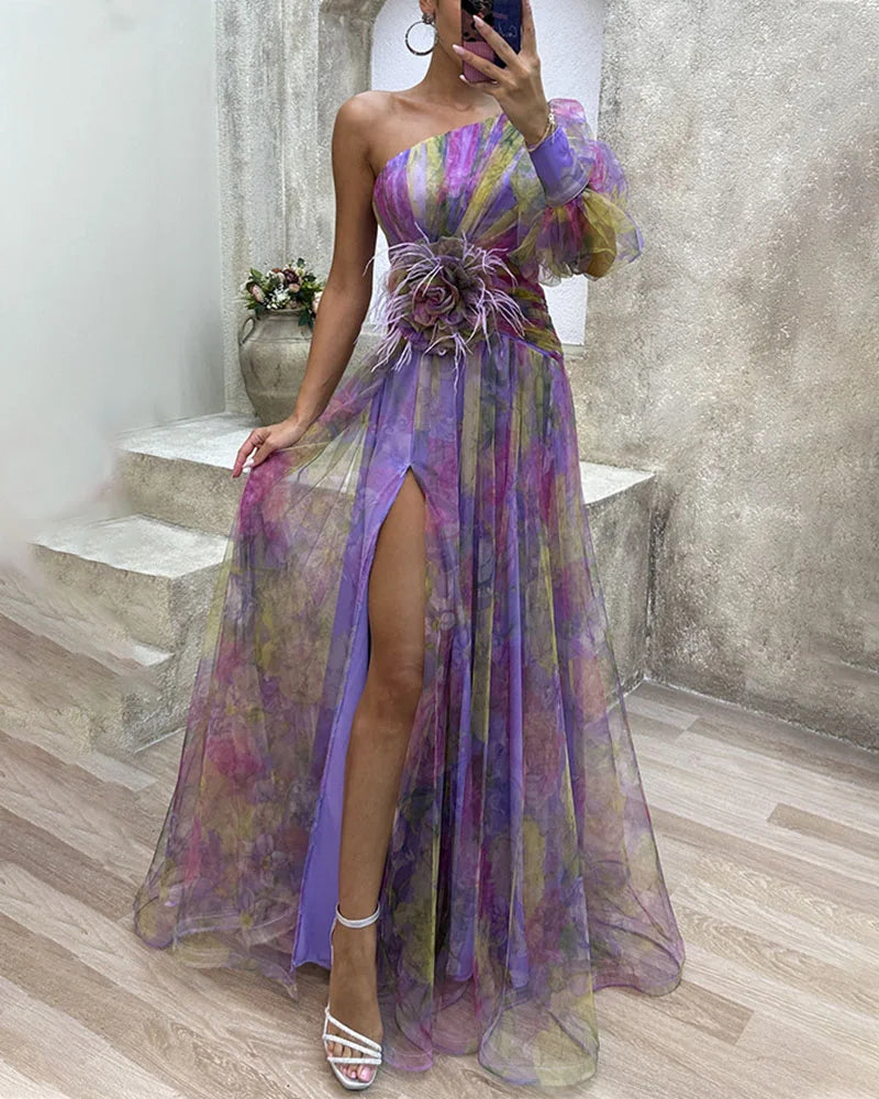 Elegant Split Dress