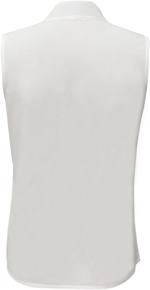 Classic Sleeveless Solid Blouse