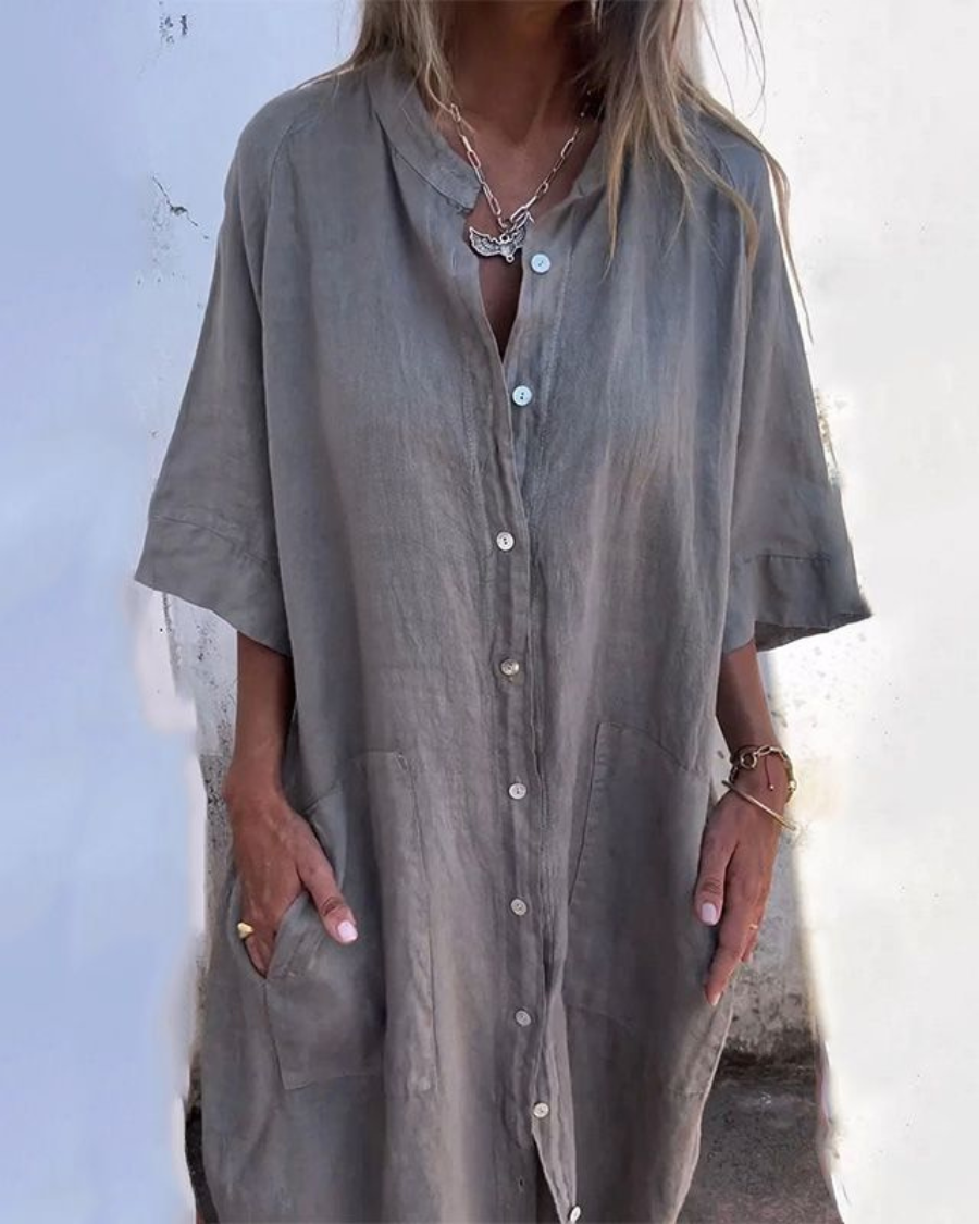 Boho Shirt Dress