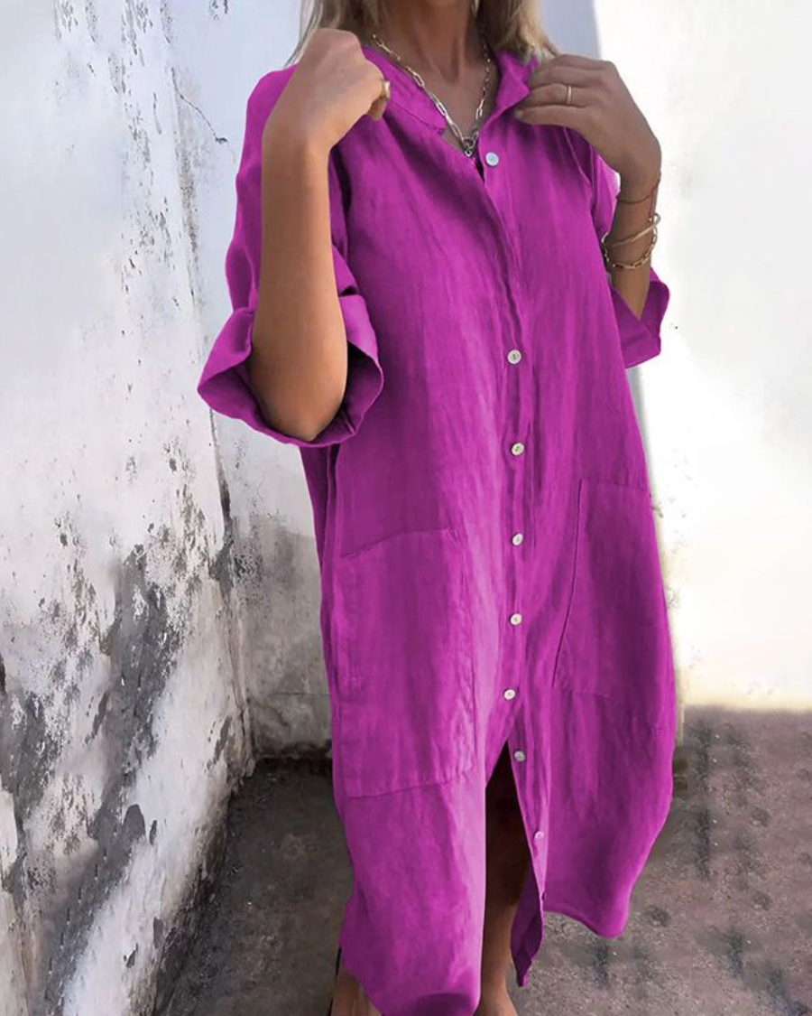 Boho Shirt Dress