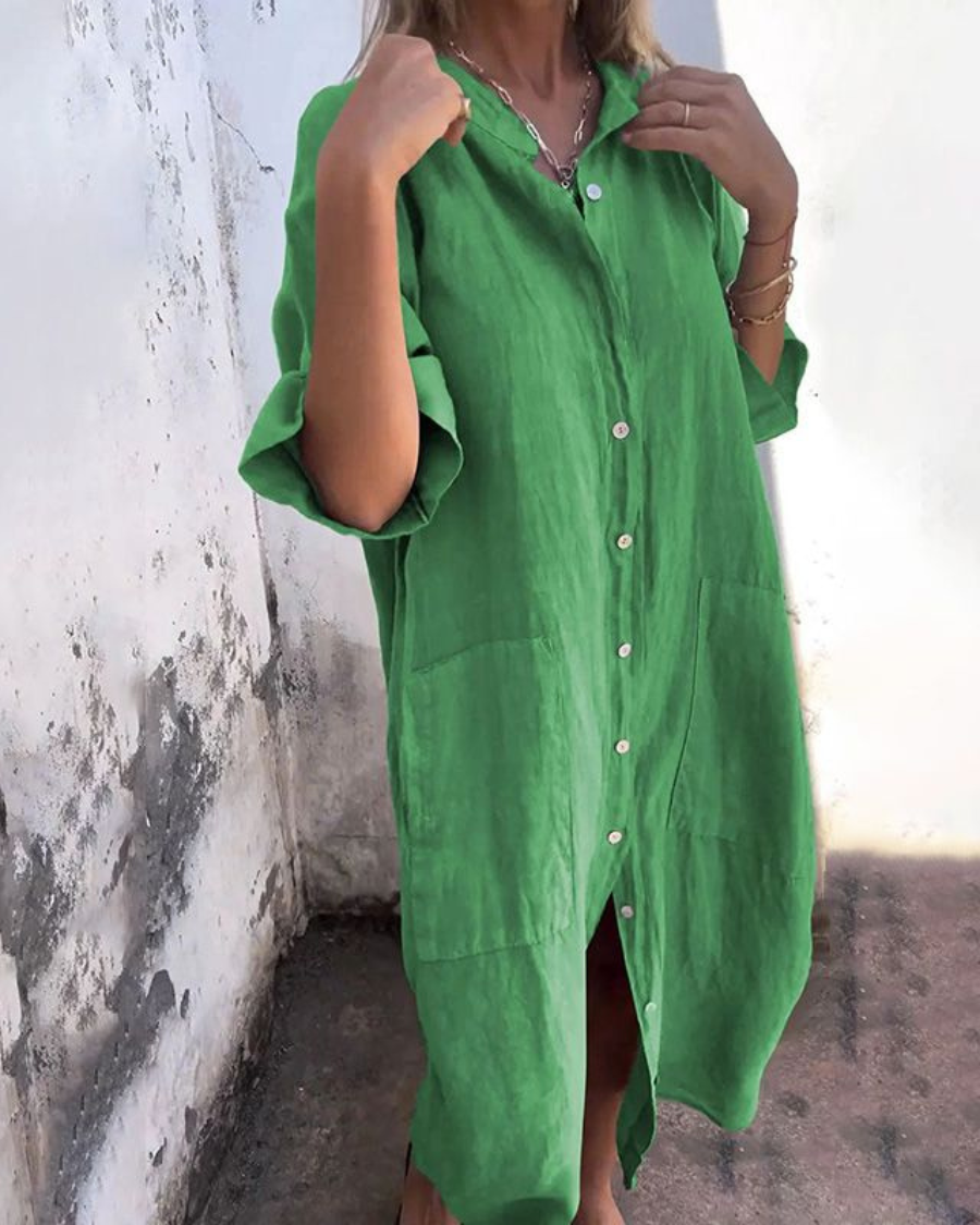 Boho Shirt Dress