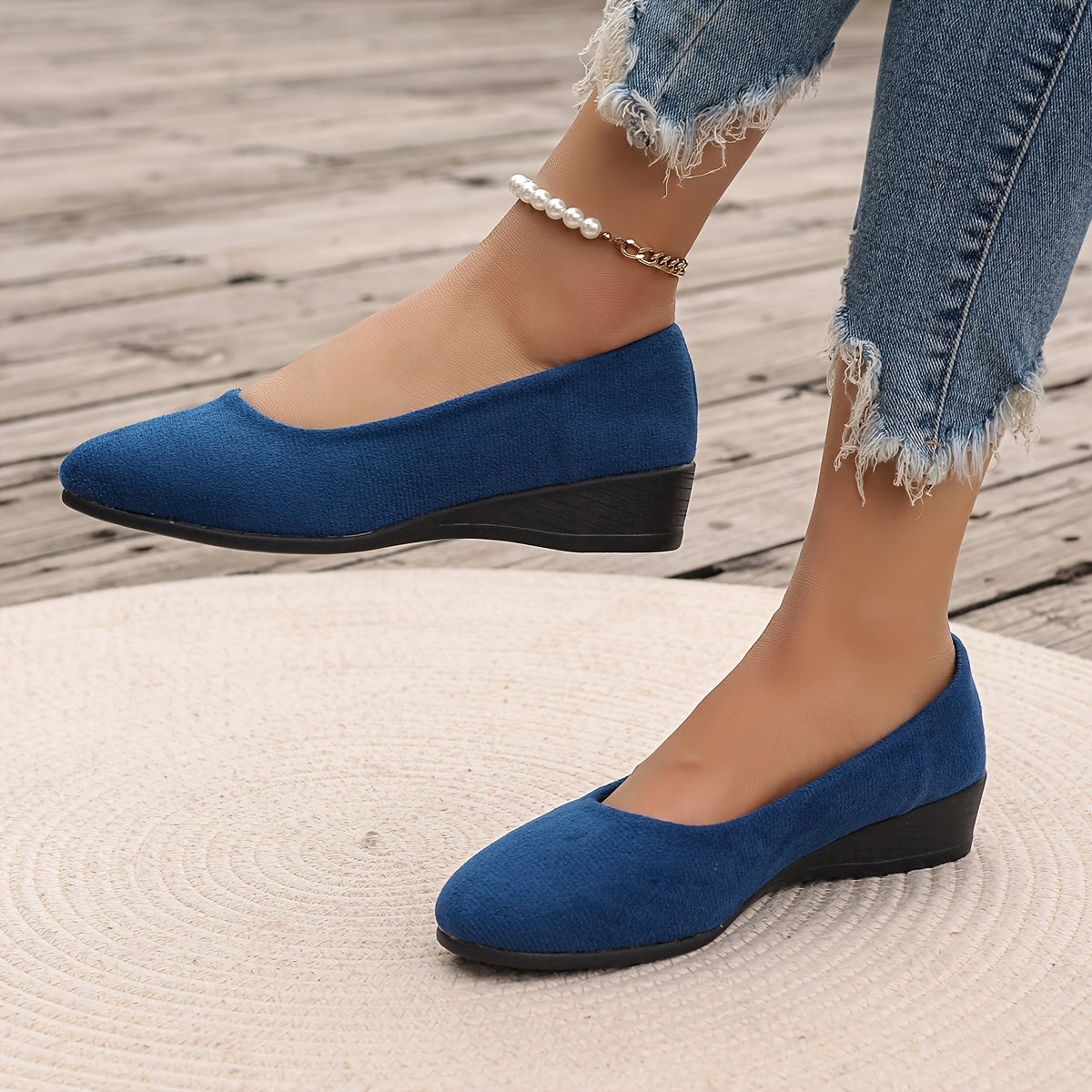 Denise™ – Comfortable Wedge Ballerina Flats