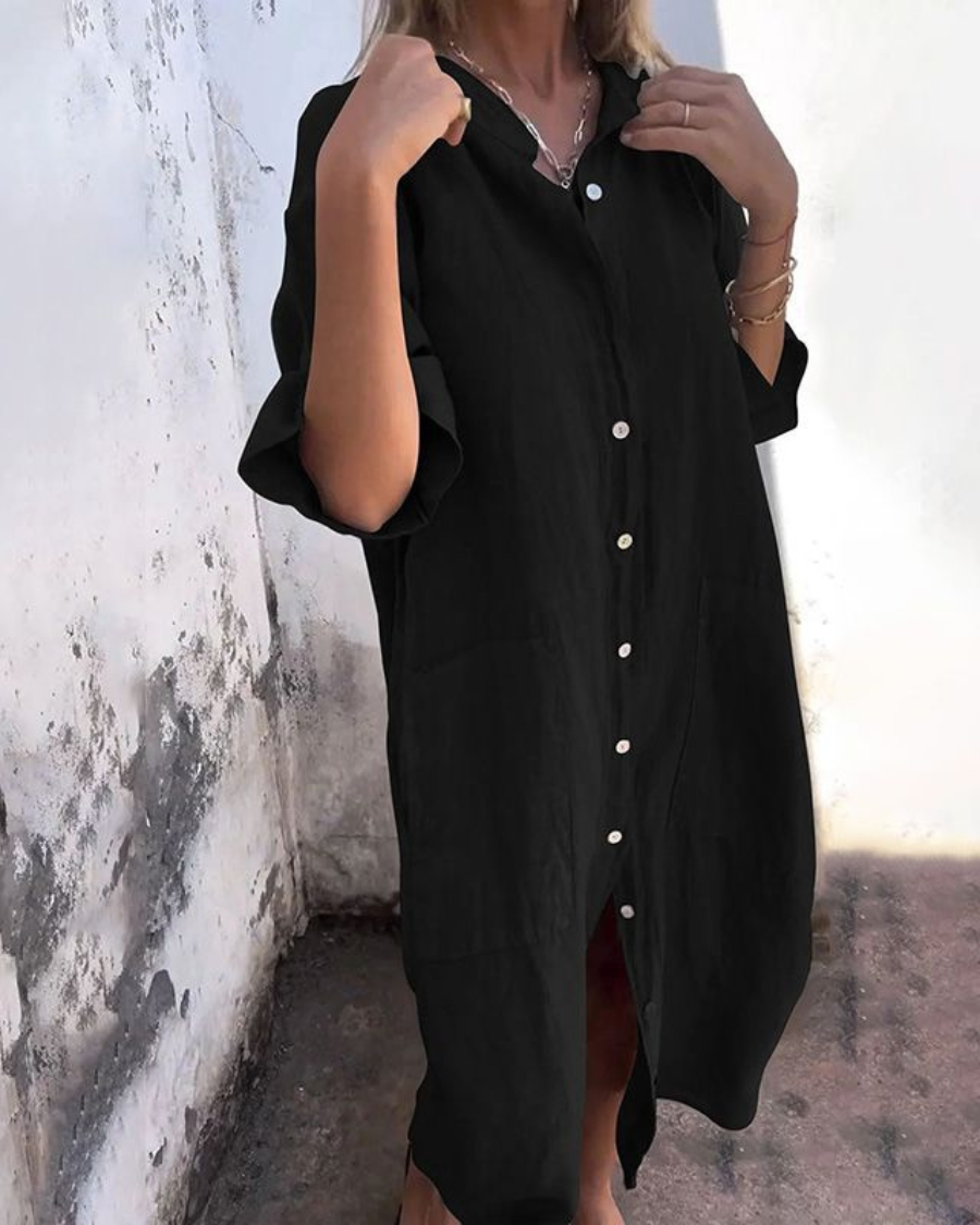 Boho Shirt Dress