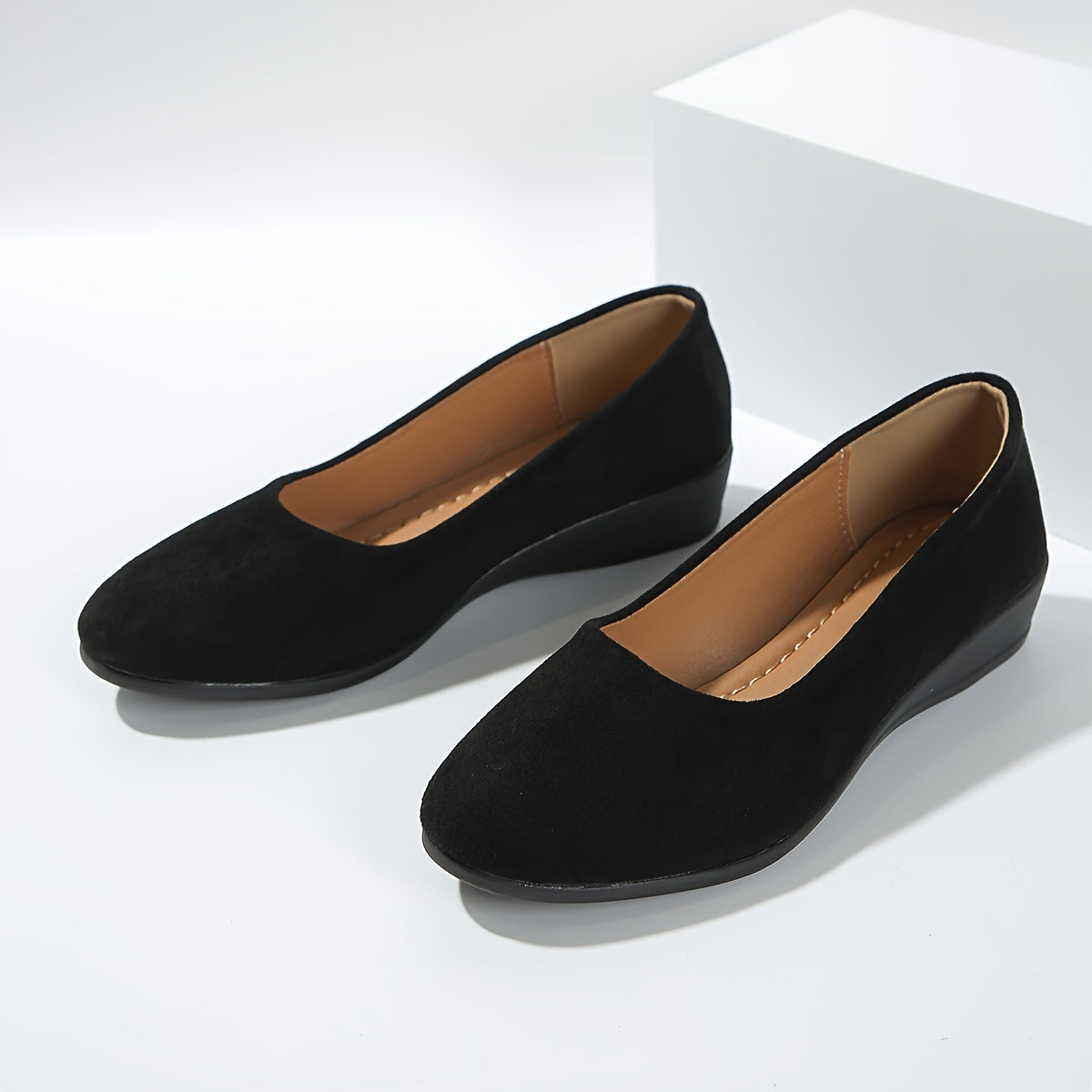 Denise™ – Comfortable Wedge Ballerina Flats