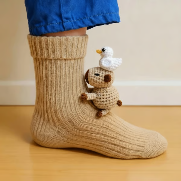 Cozy 3D Animal Socks