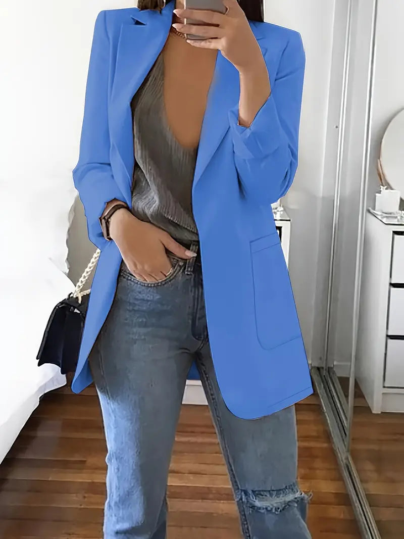 Elegant H-Silhouette Blazer
