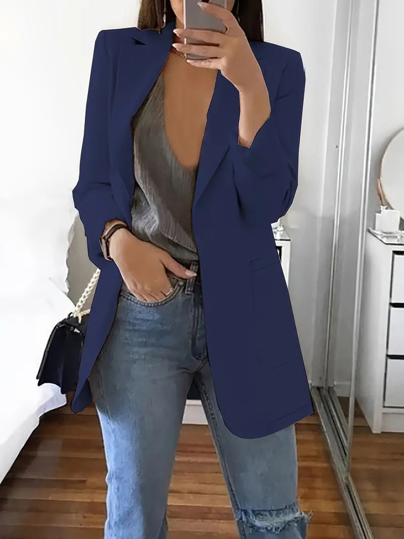 Elegant H-Silhouette Blazer