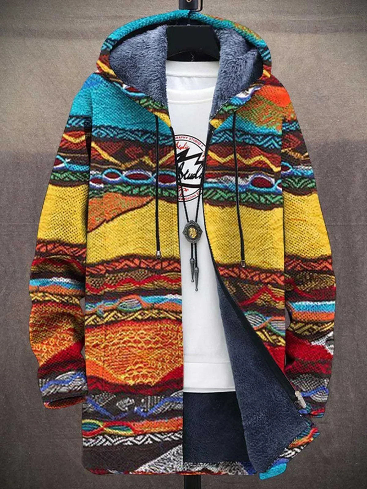 Luxury Art-Inspired Cardigan