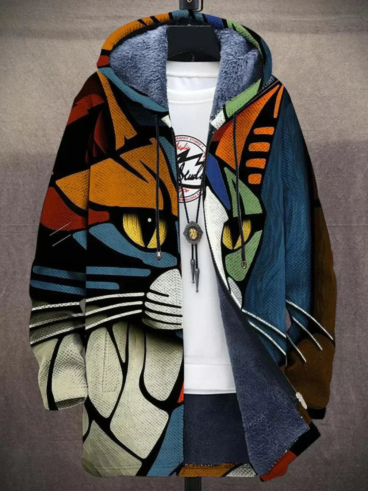 Luxury Art-Inspired Cardigan