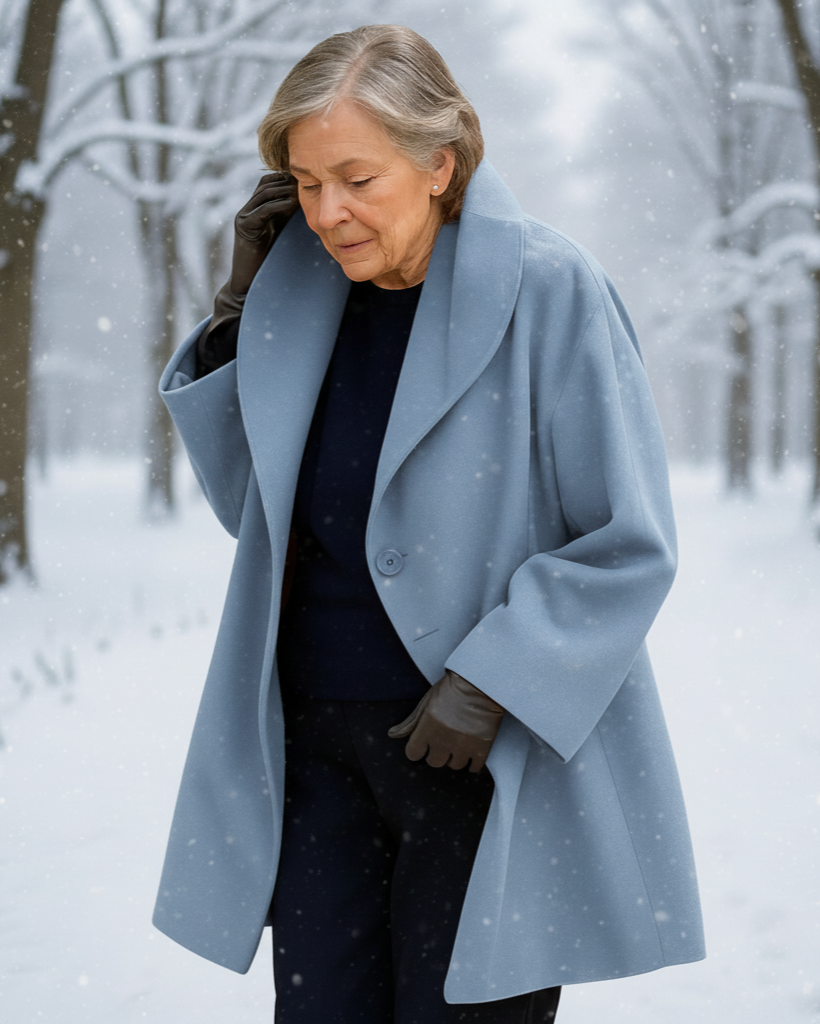 Elegant Relaxed-Fit Coat for Women