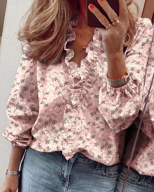 Summer Ruffle Blouse