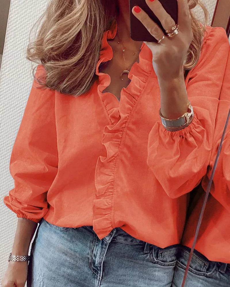 Summer Ruffle Blouse