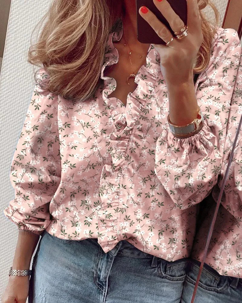 Summer Ruffle Blouse