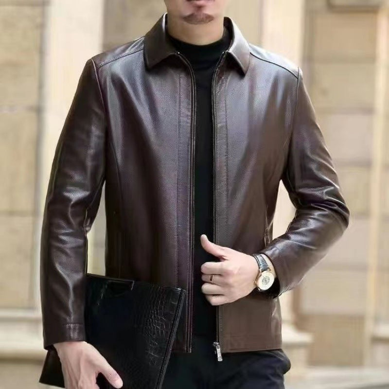 Classic Men’s Jacket with Stand Collar