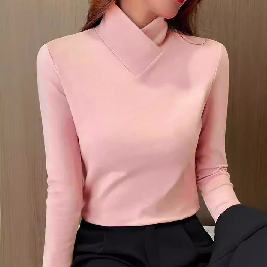 Elegant High-Neck Slim Fit Top