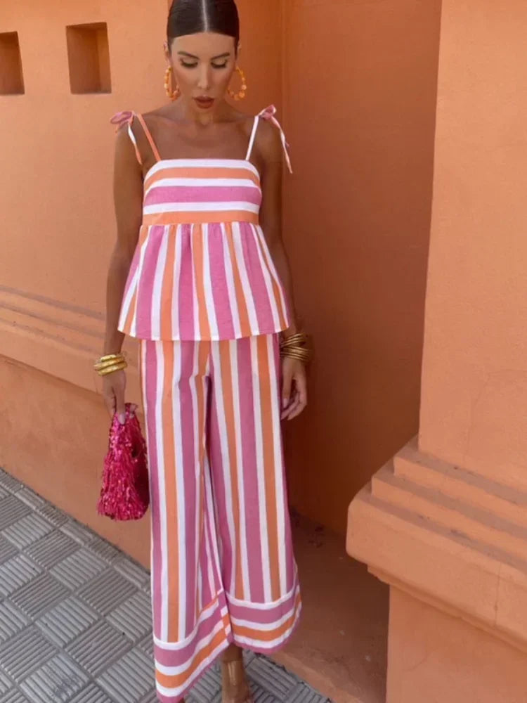 Chic Printed Summer Ensemble for Women