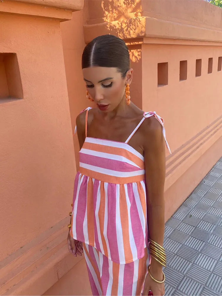 Chic Printed Summer Ensemble for Women