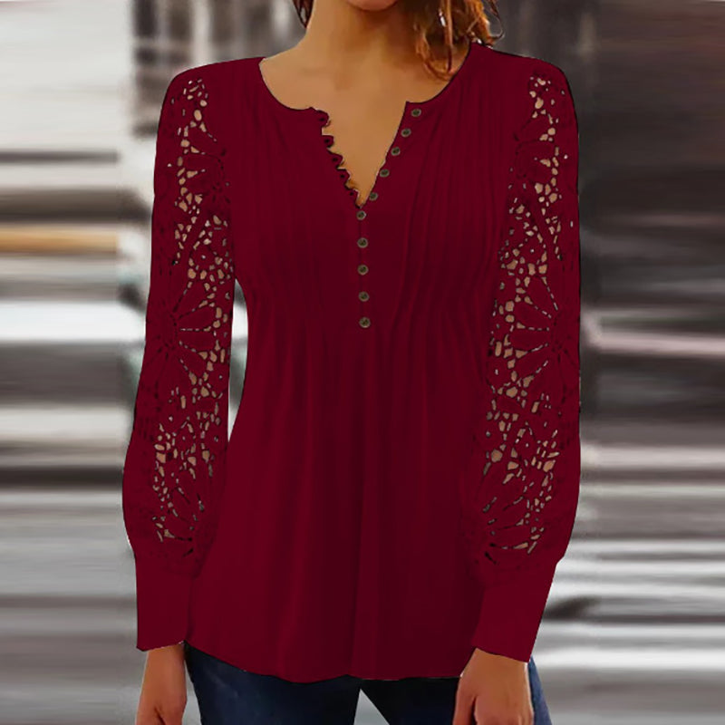 Sophisticated Long-Sleeve Blouse