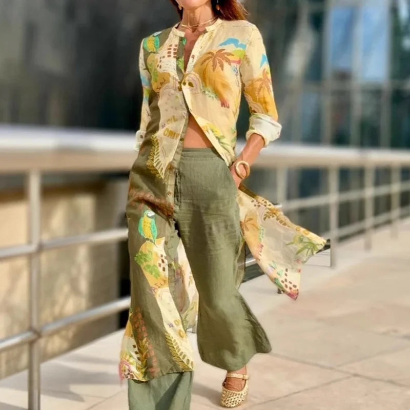 Linnen Co-ord Set