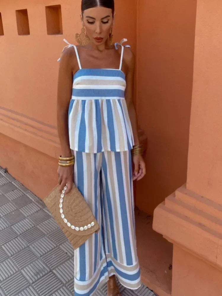 Chic Printed Summer Ensemble for Women