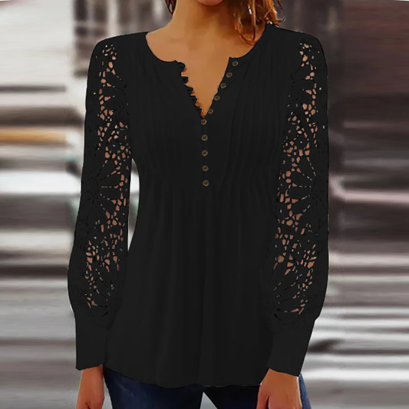 Sophisticated Long-Sleeve Blouse