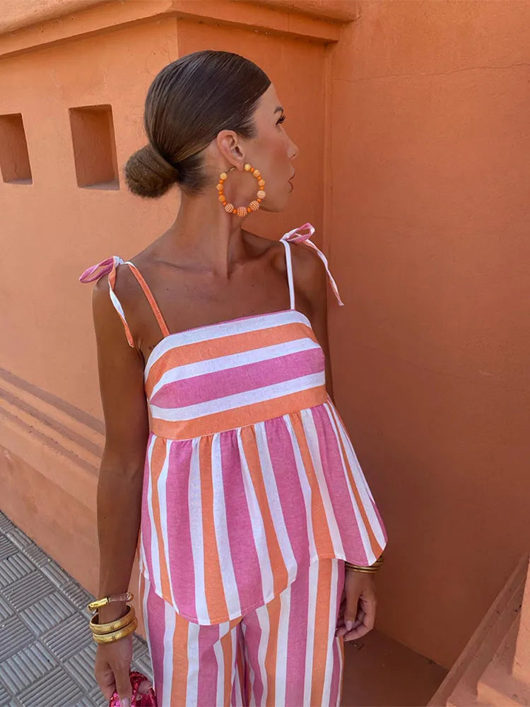 Chic Printed Summer Ensemble for Women