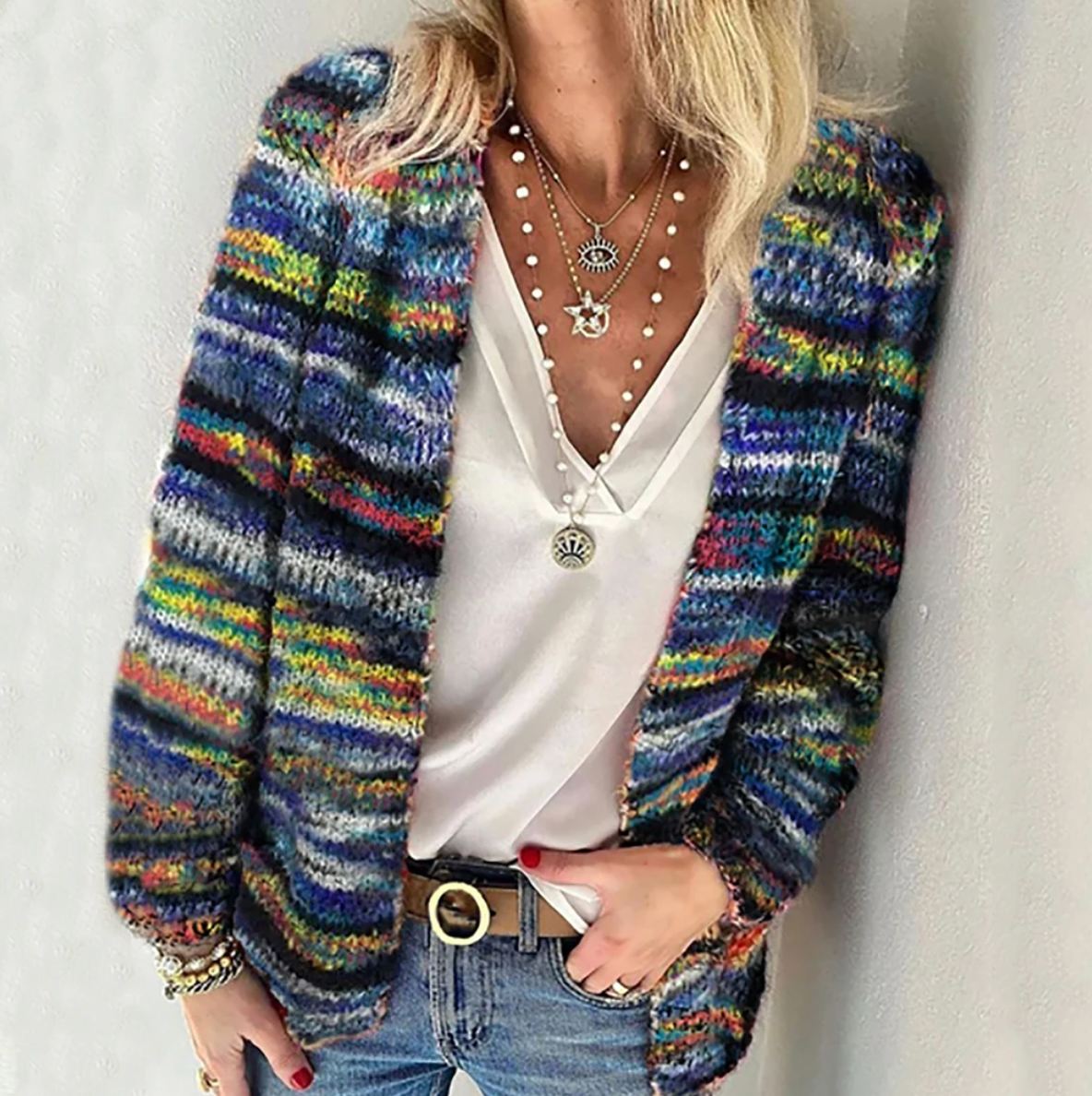 Cozy Multicolor Cardigan