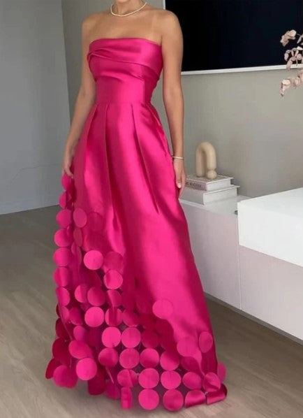 Long Sheath Circle Dress