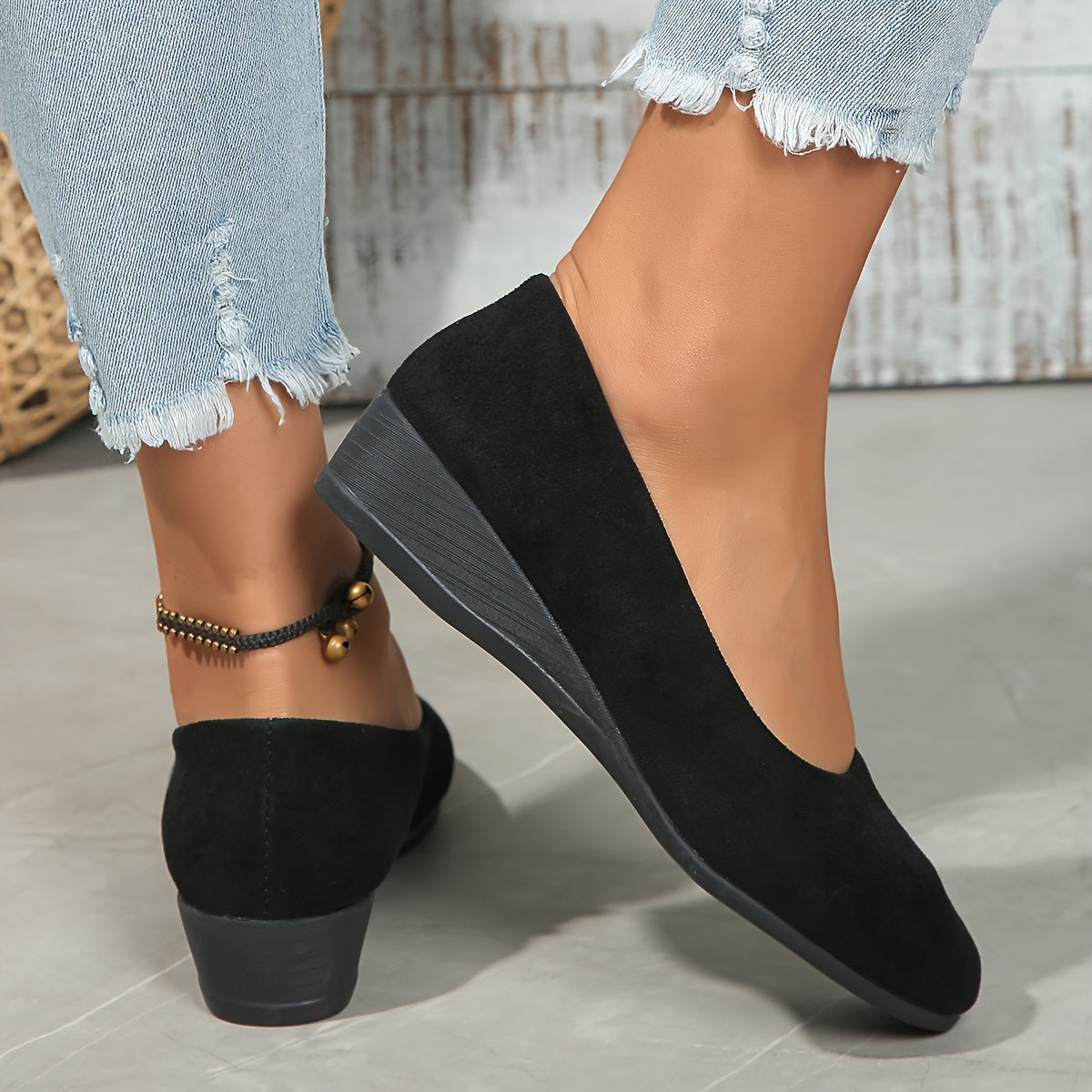 Denise™ – Comfortable Wedge Ballerina Flats