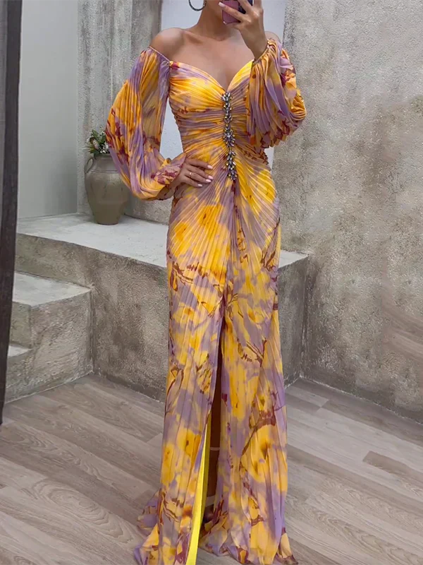 Elegant V-Neck Dress