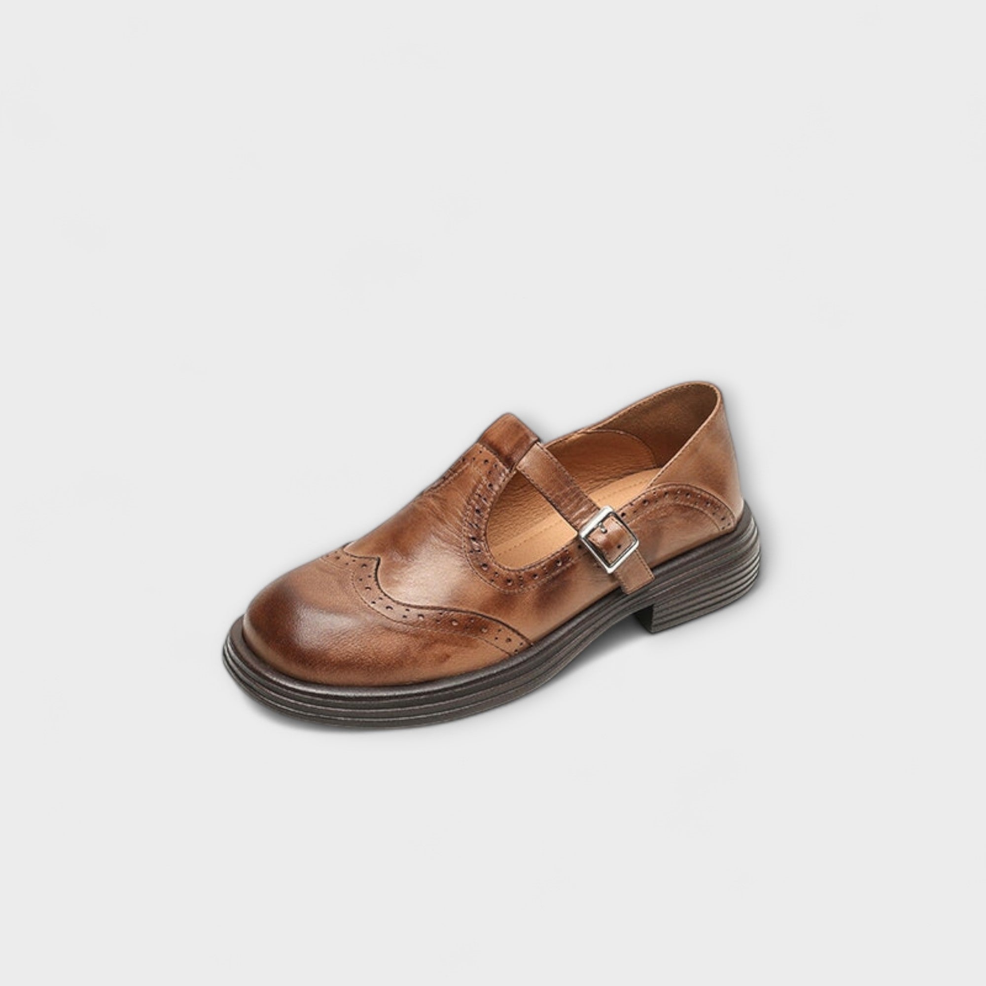 Leather Mary Janes