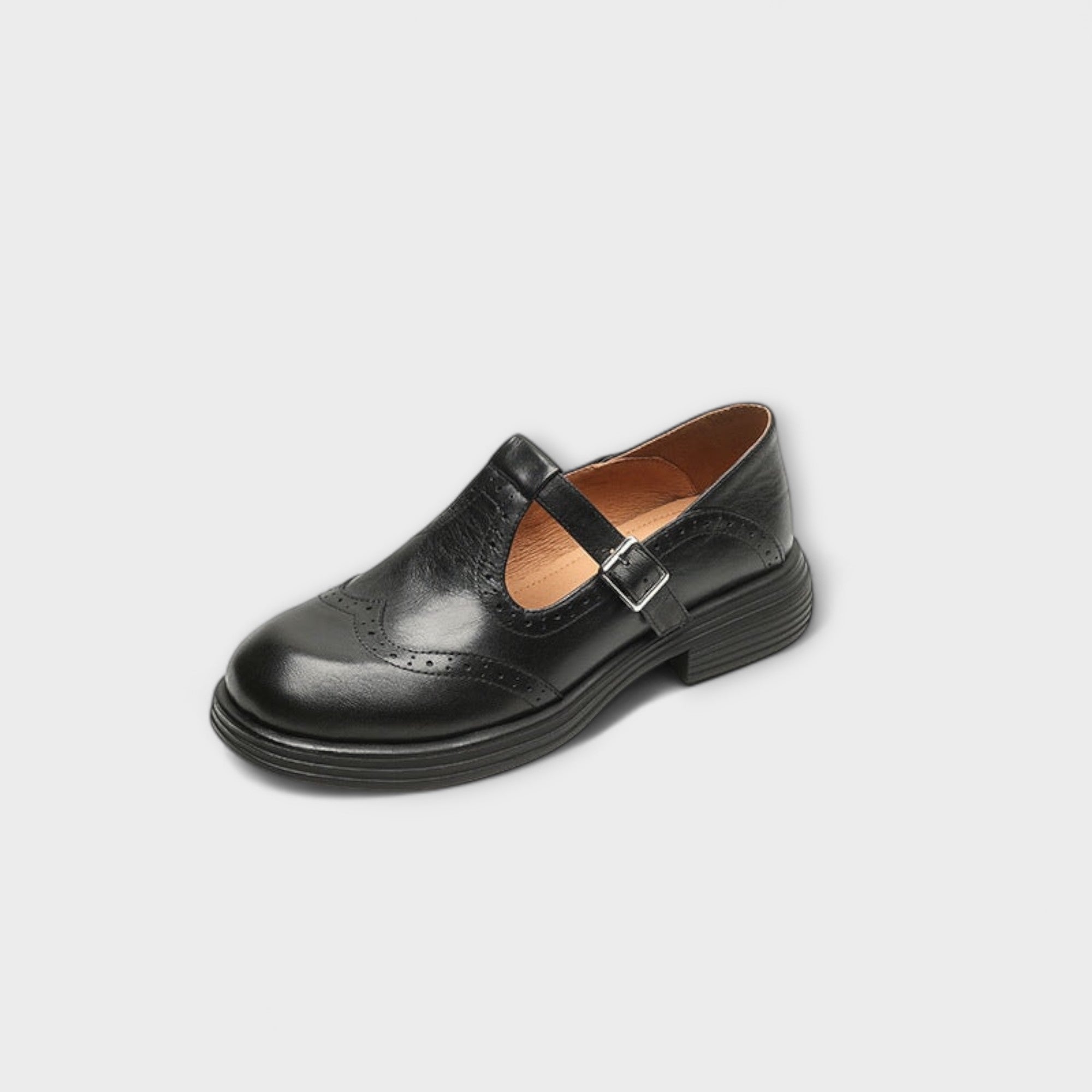 Leather Mary Janes