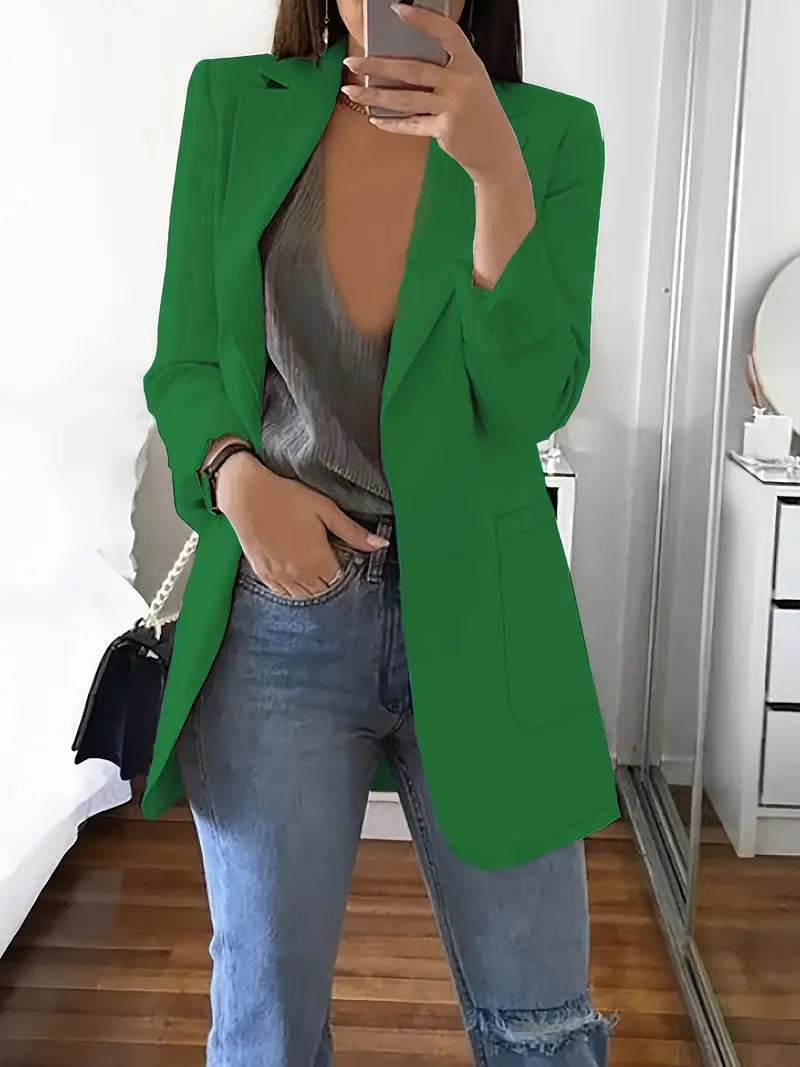 Elegant H-Silhouette Blazer