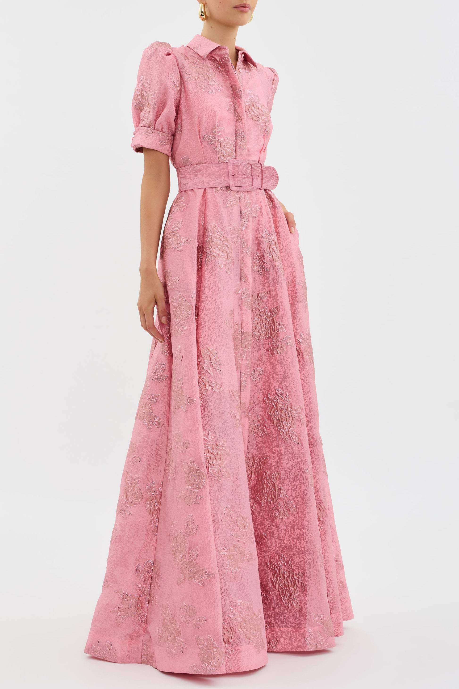 Short Puff Sleeves Dress