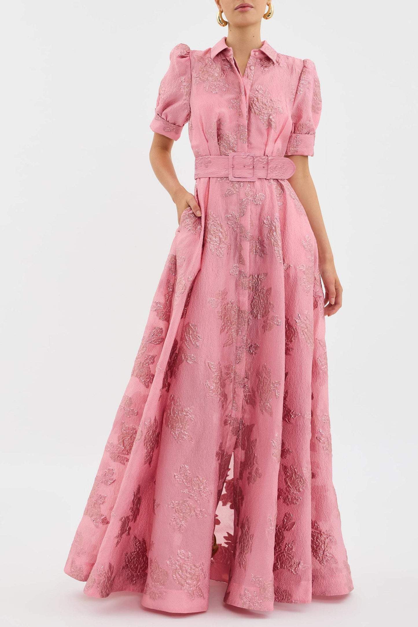 Short Puff Sleeves Dress