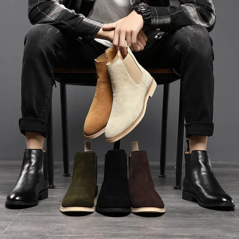 Suede Chelsea Boots