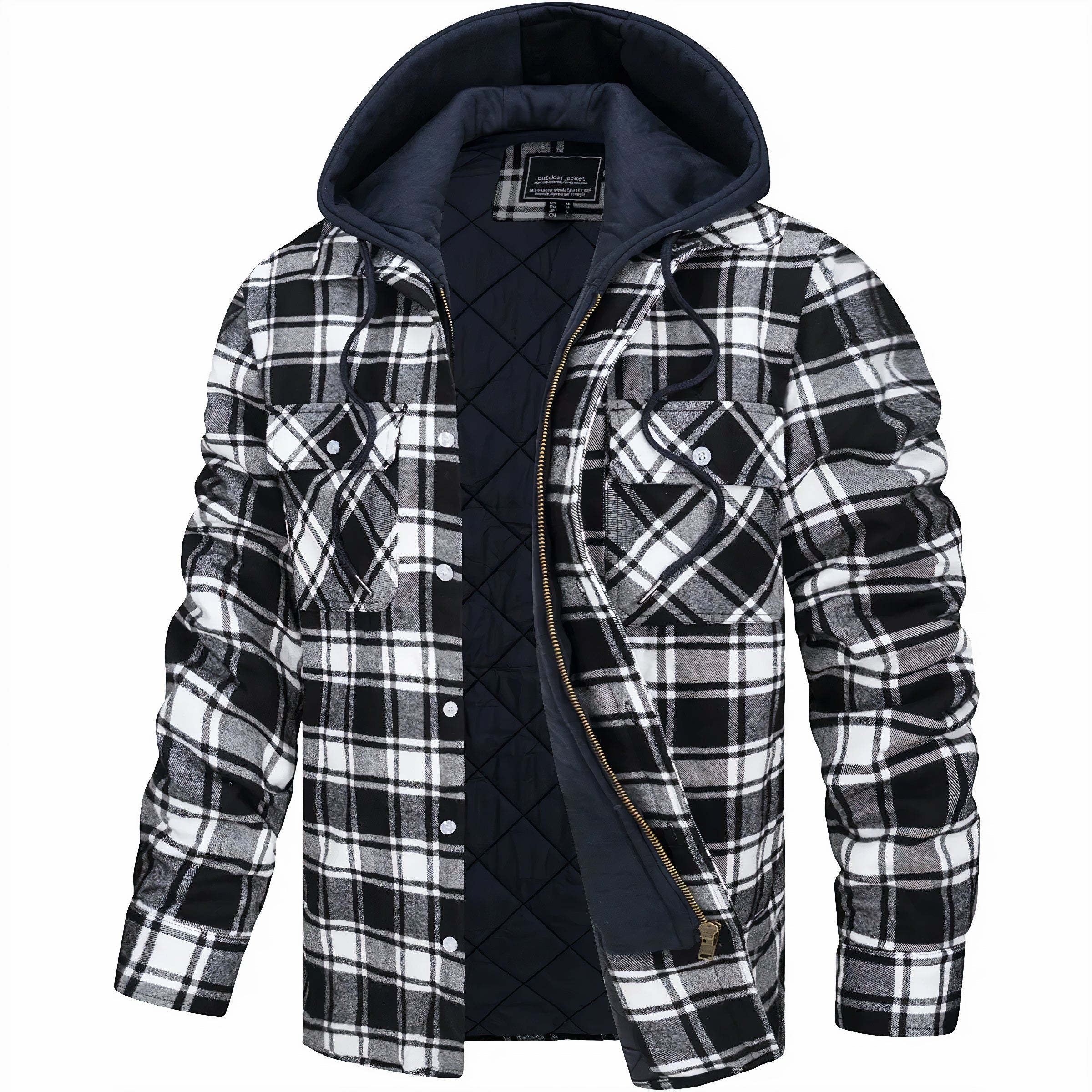 Modern Checkered Men’s Jacket