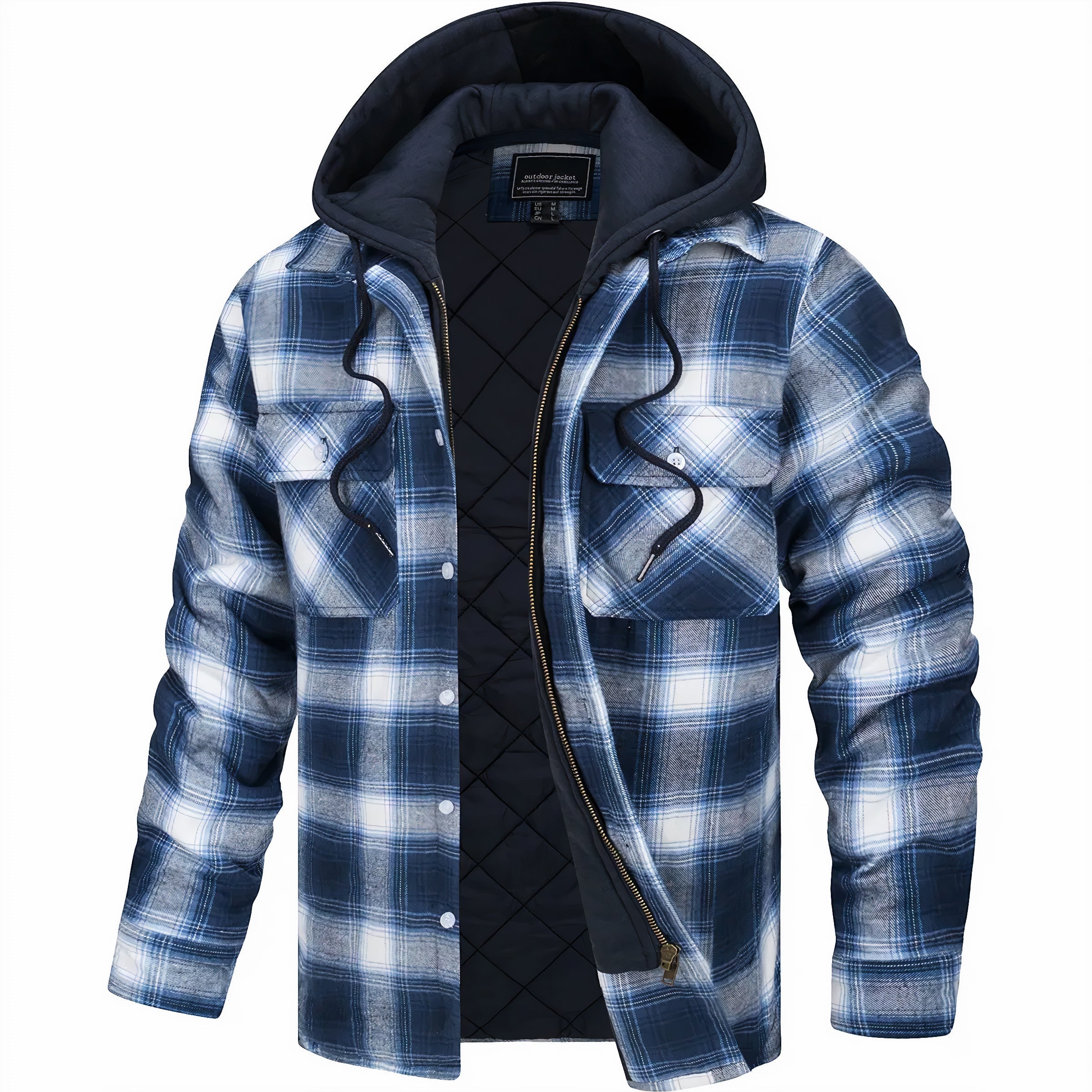 Modern Checkered Men’s Jacket