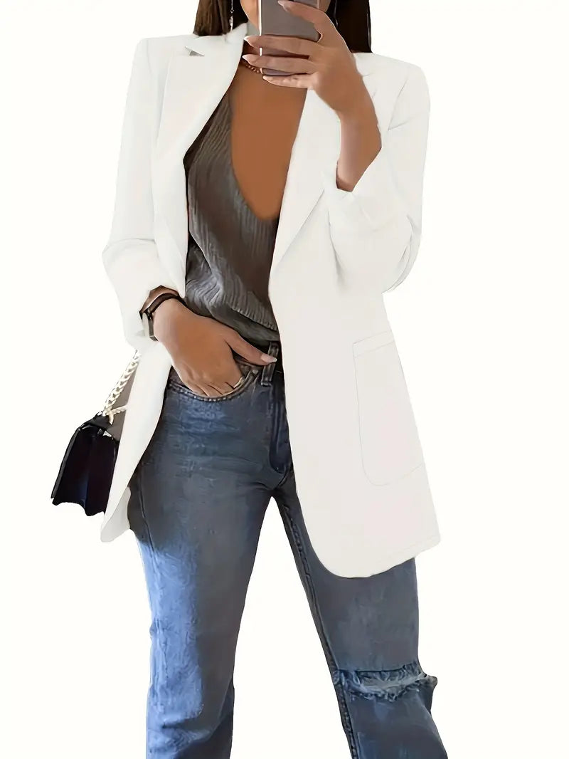 Elegant H-Silhouette Blazer